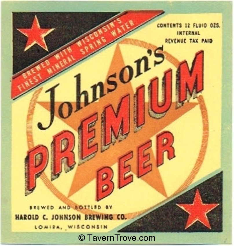 Johnson's Premium Beer Dupe