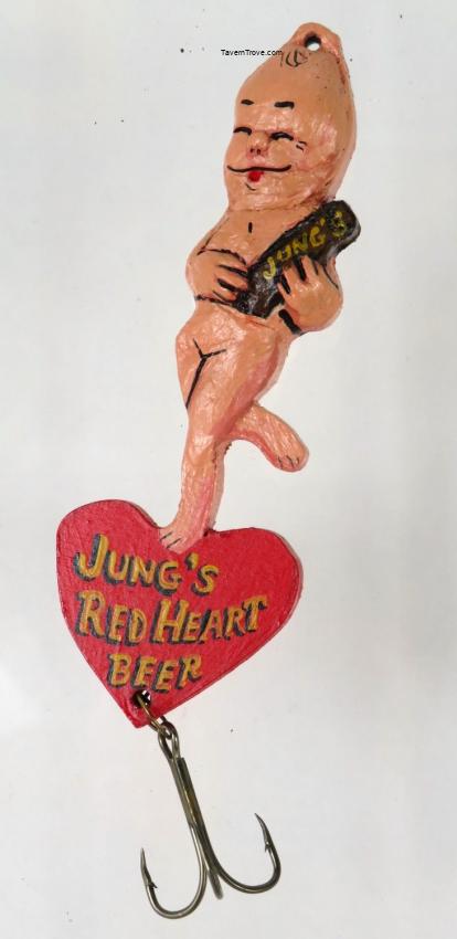 Jung's Red Heart Beer Cherub
