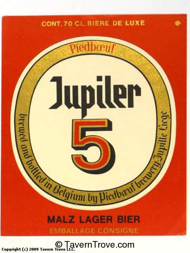 Jupiler 5 Malz Lager Bier