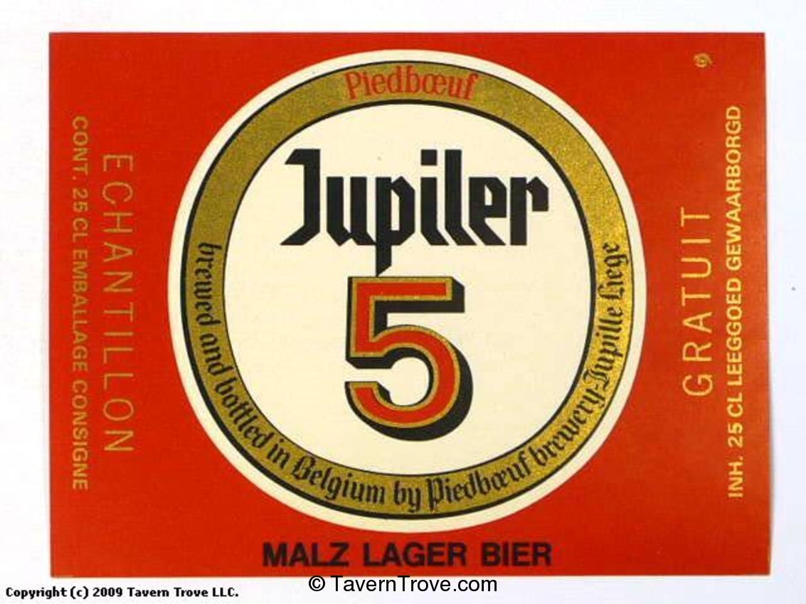 Jupiler 5 Malz Lager Bier