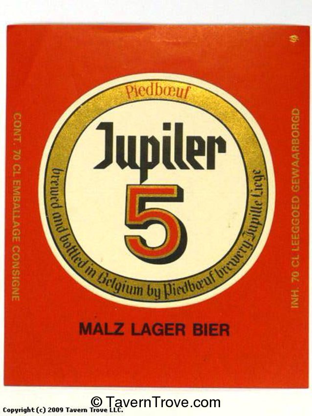 Jupiler 5 Malz Lager Bier