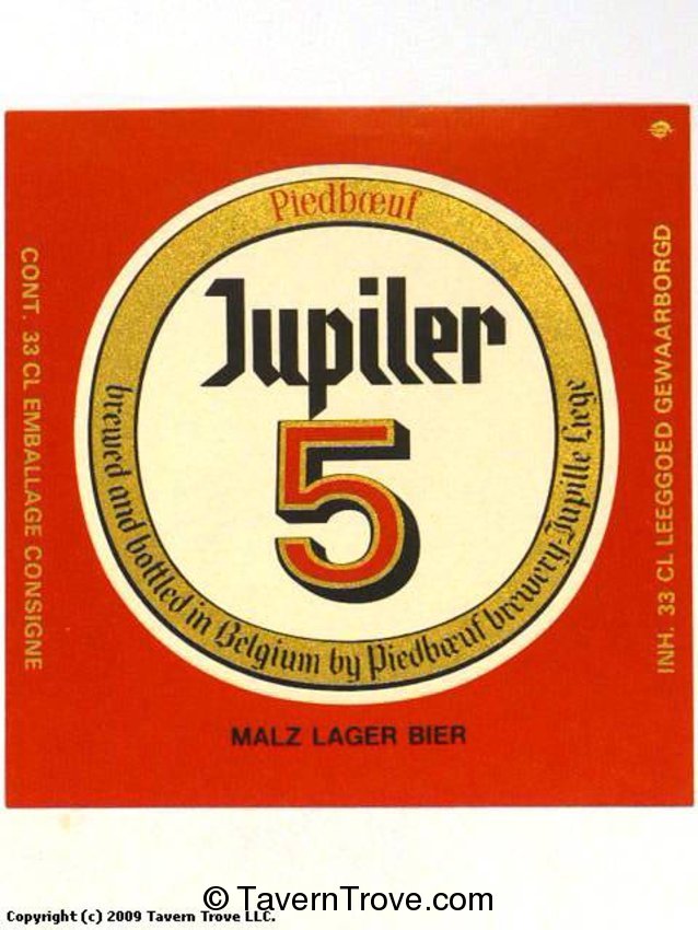 Jupiler 5 Malz Lager Bier