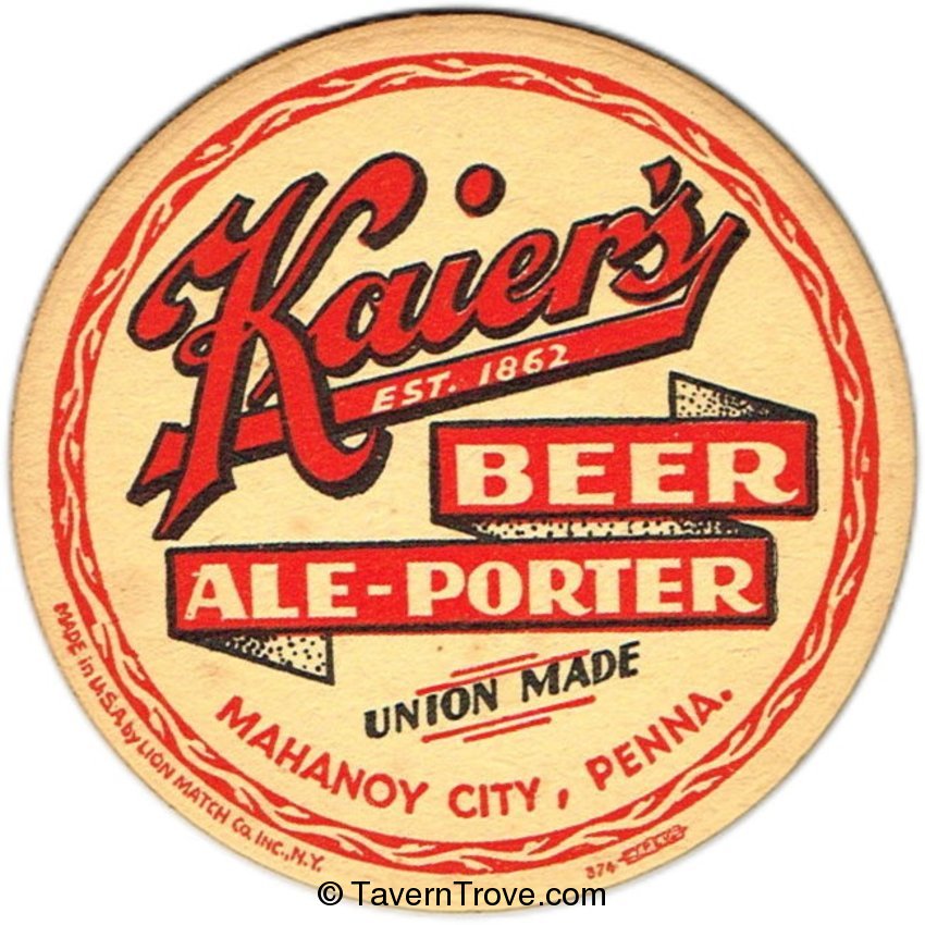 Kaier's Beer-Ale-Porter