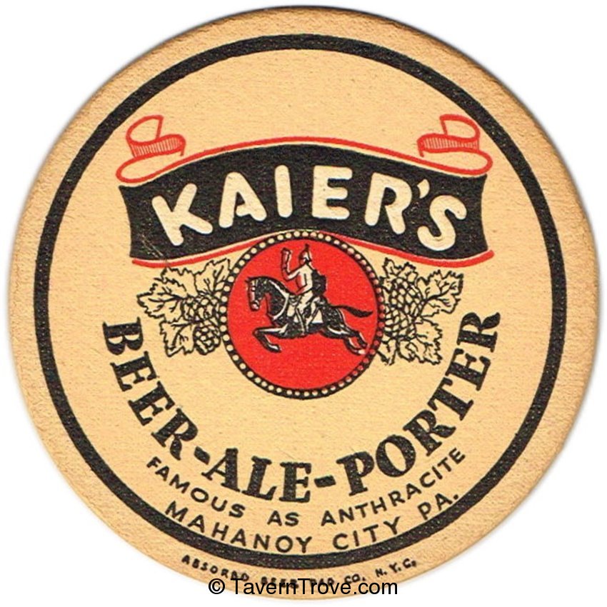 Kaier's Beer-Ale-Porter