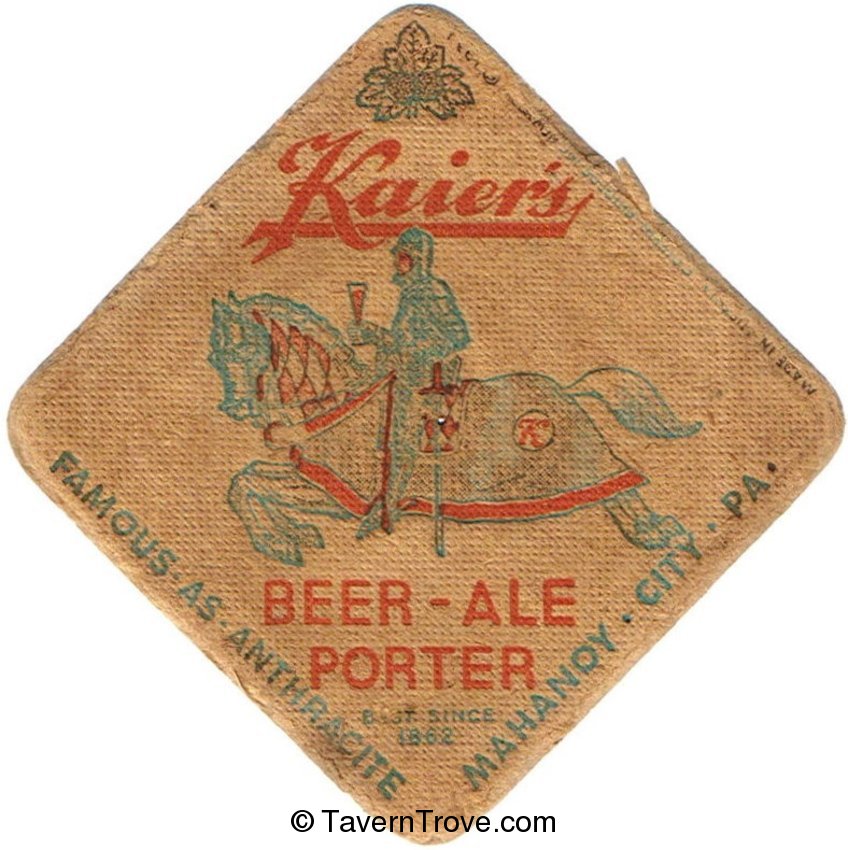 Kaier's Beer-Ale-Porter