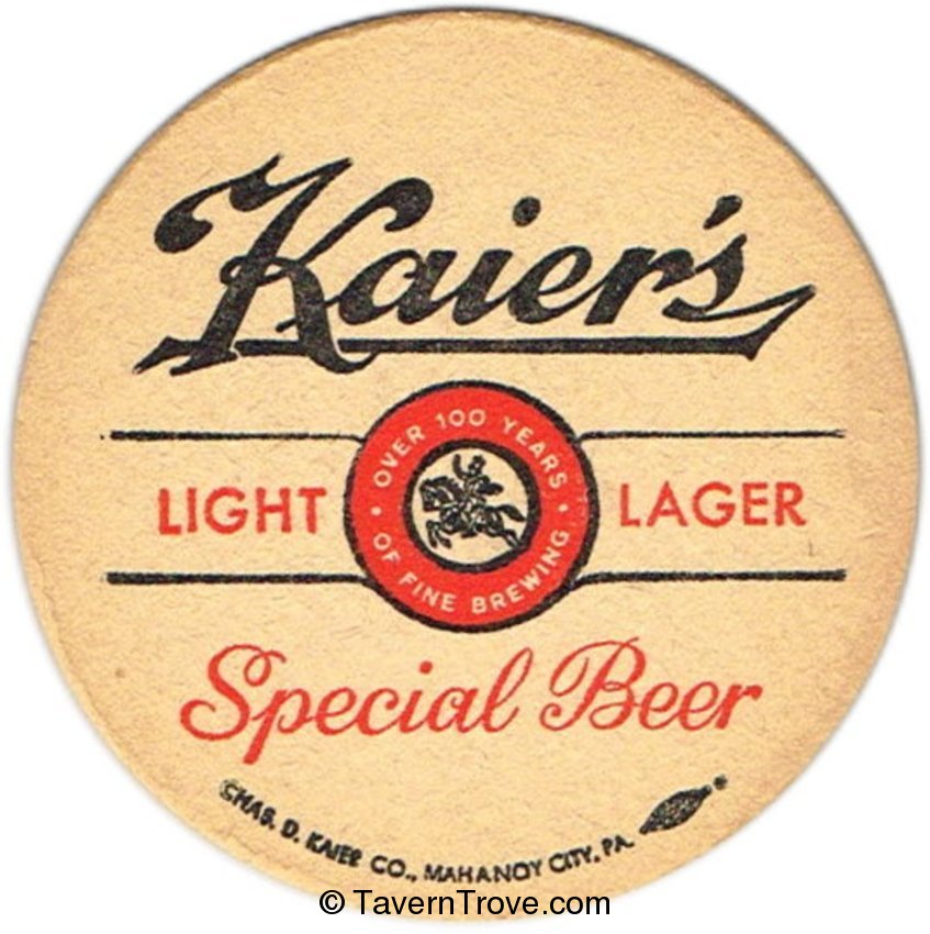 Kaier's Special Beer