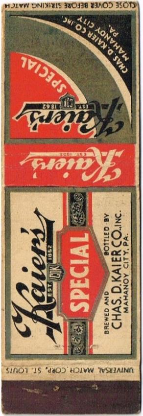 Kaier's Special Beer