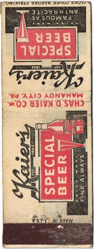 Kaier's Special Beer