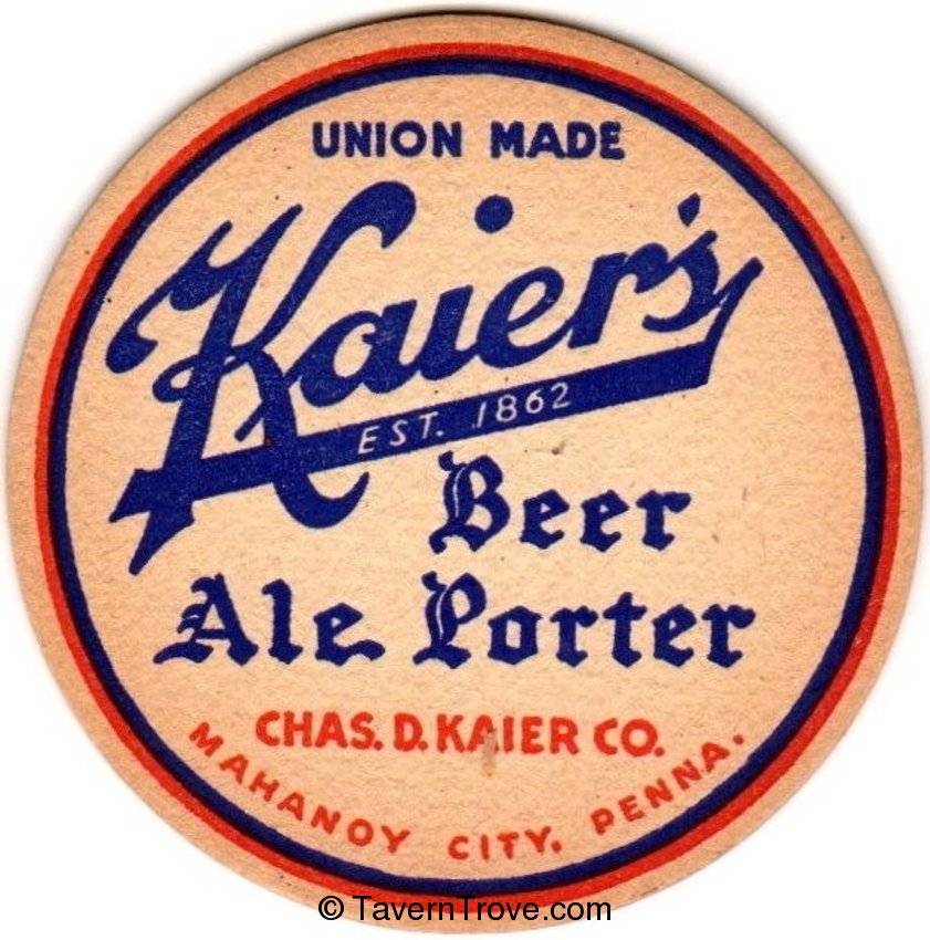 Kaier's Beer-Ale-Porter