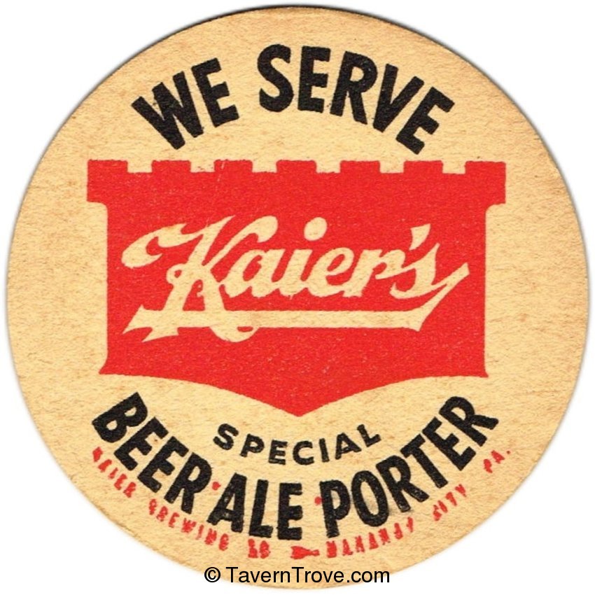 Kaier's Beer/Ale/Porter
