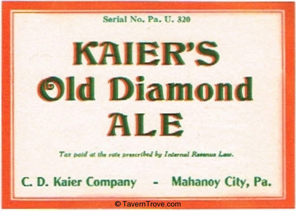 Kaier's Old Diamond Ale 