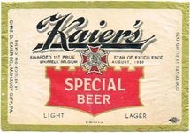 Kaier's Special Beer 