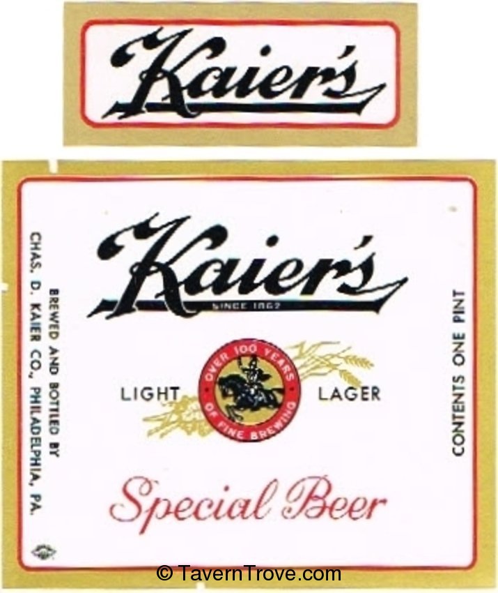 Kaier's Special Beer