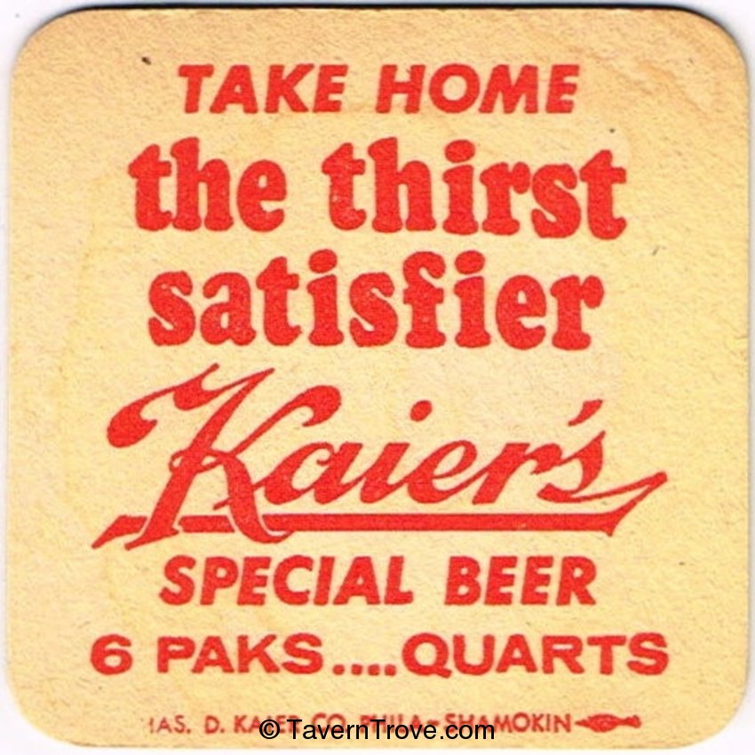 Kaier's Special Beer