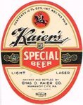 Kaier's Special Beer