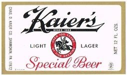 Kaier's Special Beer