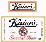 Kaier's Special Beer