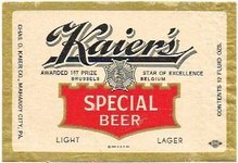 Kaier's Special Beer