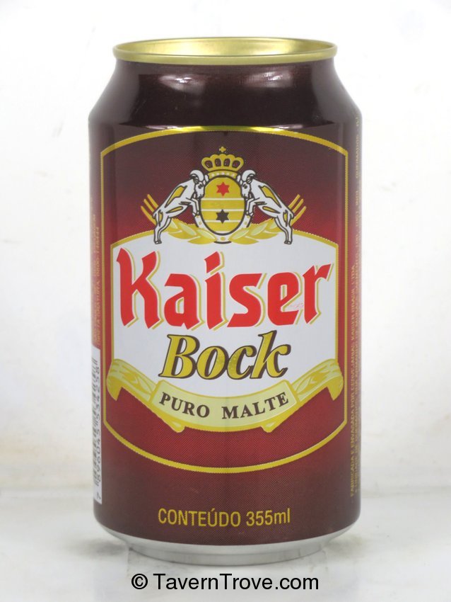 Kaiser Bock 350ml Beer Can Brazil
