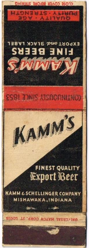 Kamm's Export/Black Label Beer