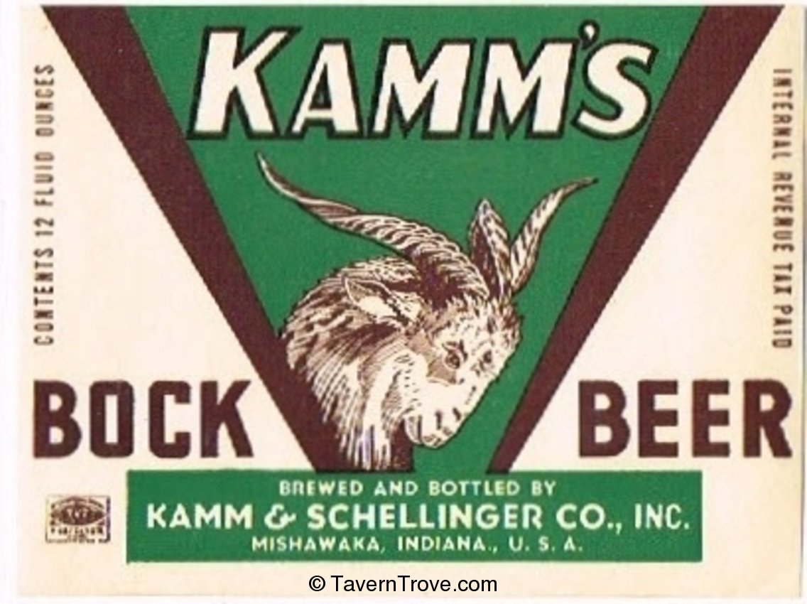 Kamm's Bock Beer