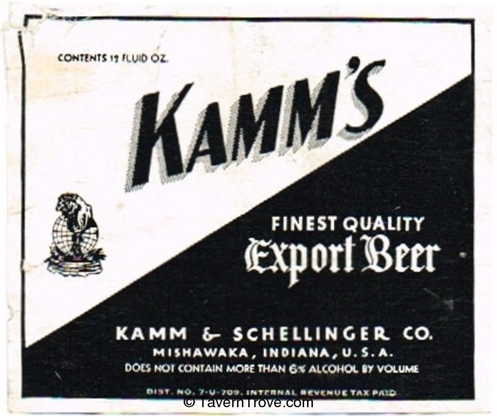 Kamm's Export Beer