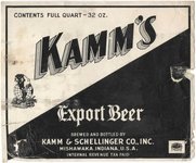 Kamm's Export Beer