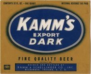 Kamm's Export Dark Beer