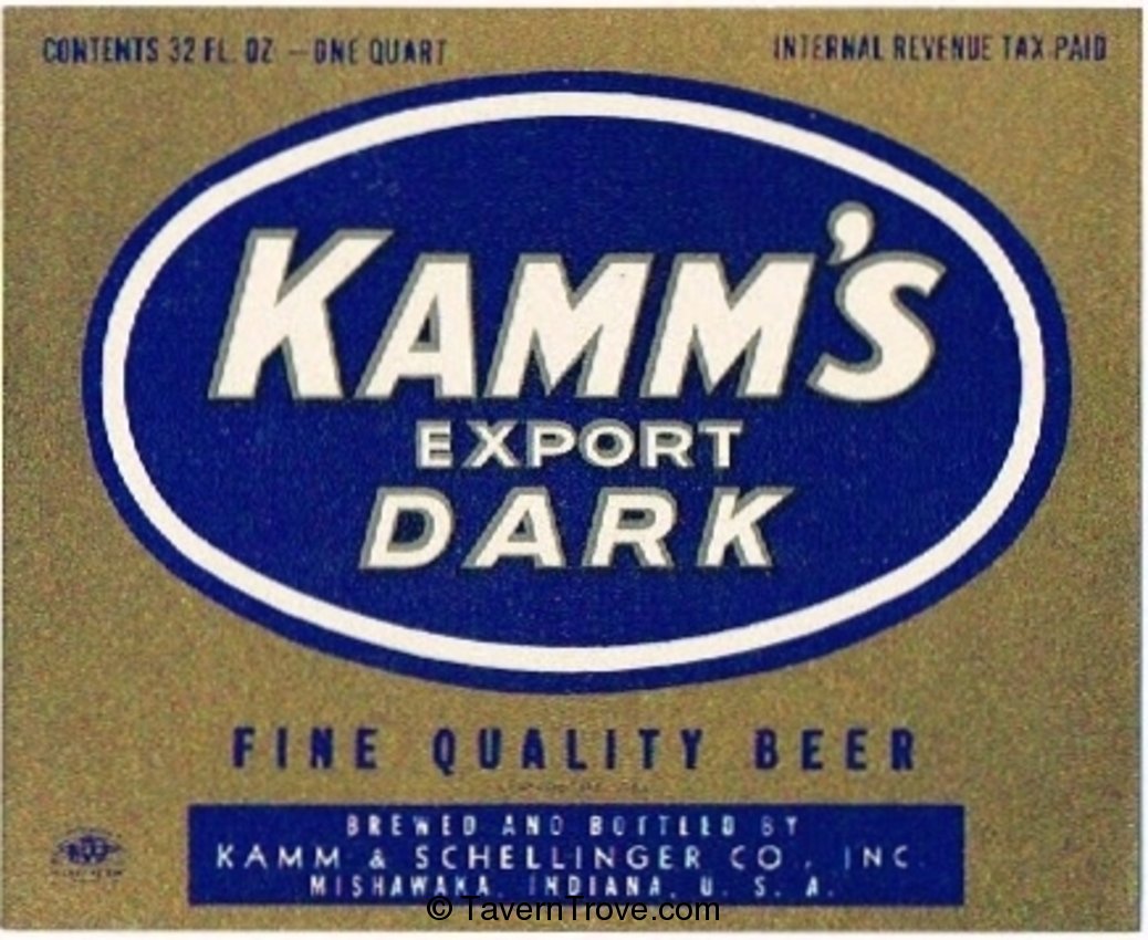 Kamm's Export Dark Beer