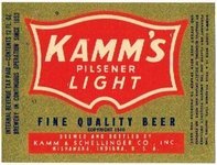 Kamm's Pilsener Light Beer