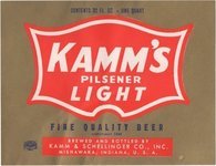Kamm's Pilsener Light Beer