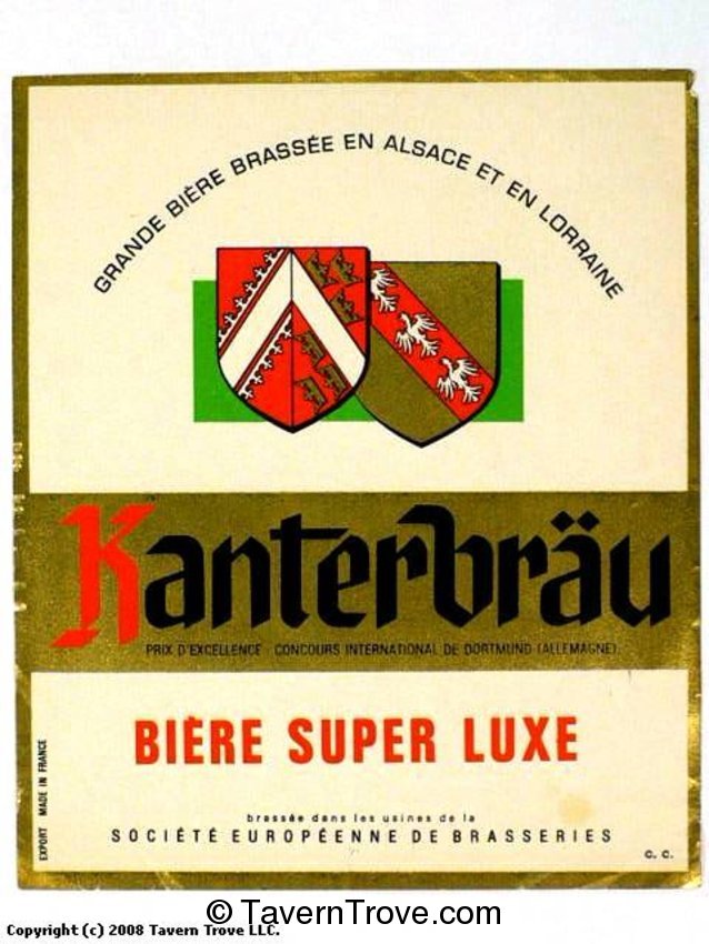 Kanterbräu Bière Super Luxe