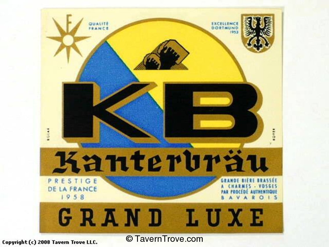 Kanterbräu Grand Luxe Bière