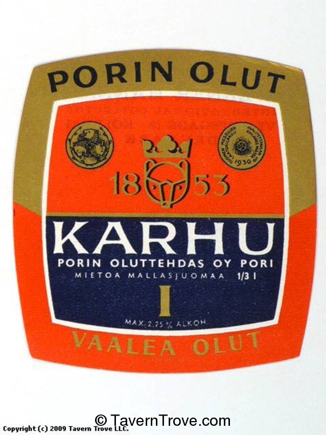 Karhu Vaalea Olut