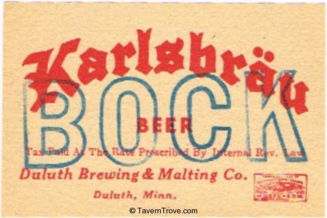 Karlsbrau Bock Beer