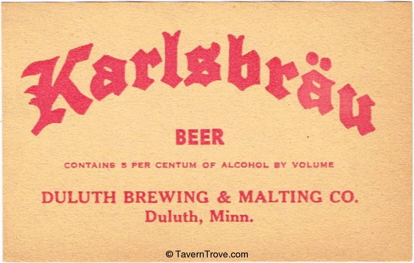 Karlsbrau Beer