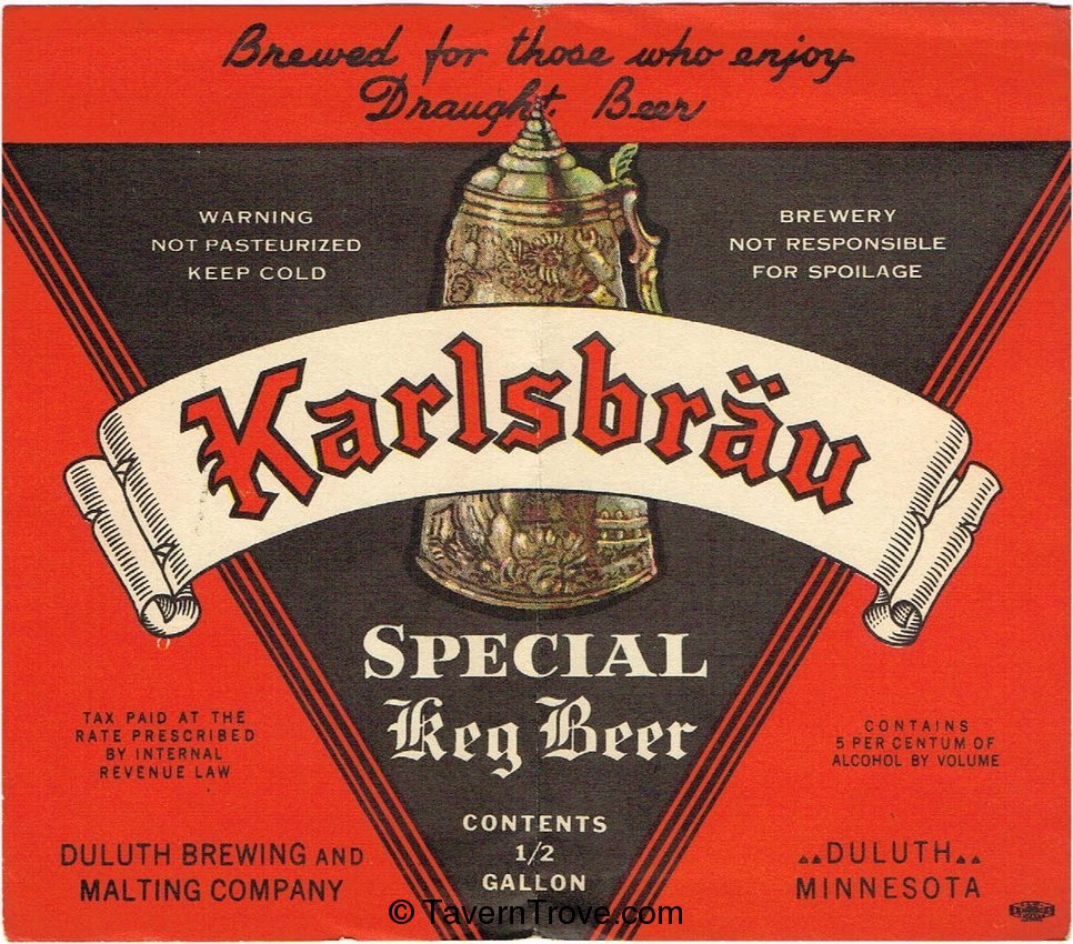 Karlsbrau Special Keg Beer