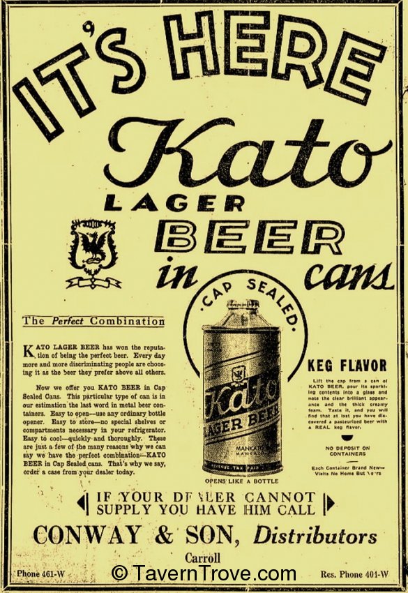 Kato Lager Beer