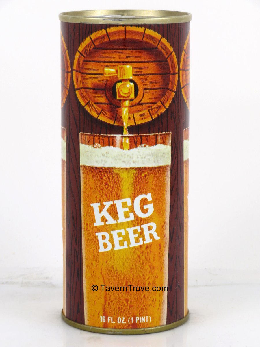 Item 144 1967 Keg Beer Tab Top Can T15407