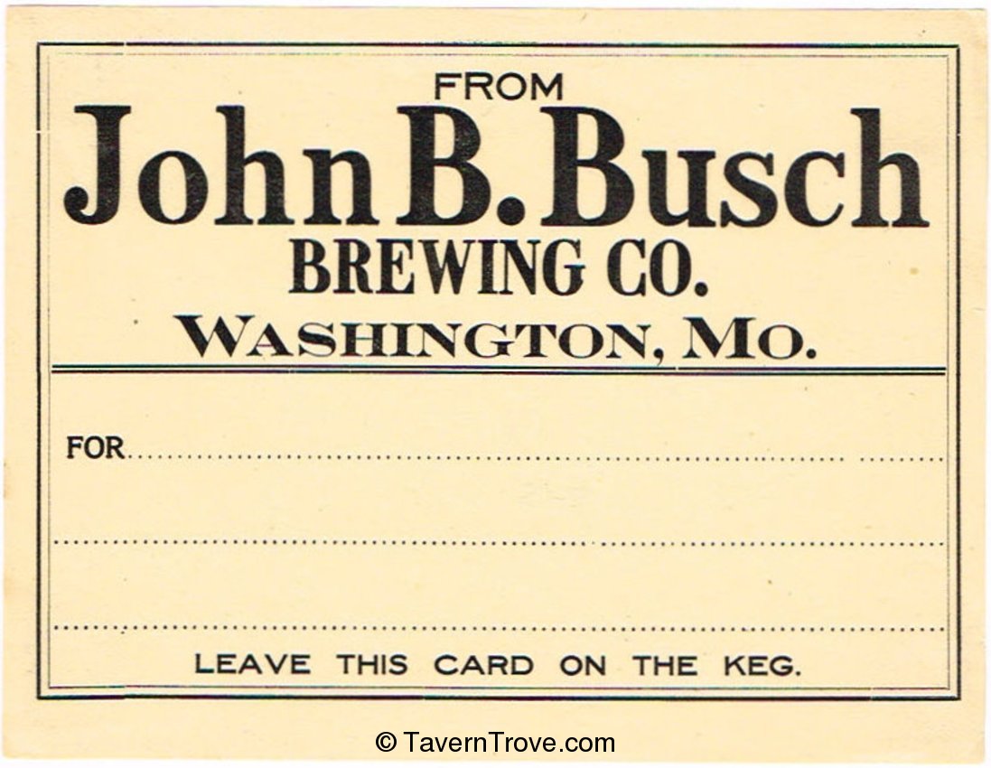 Keg Label