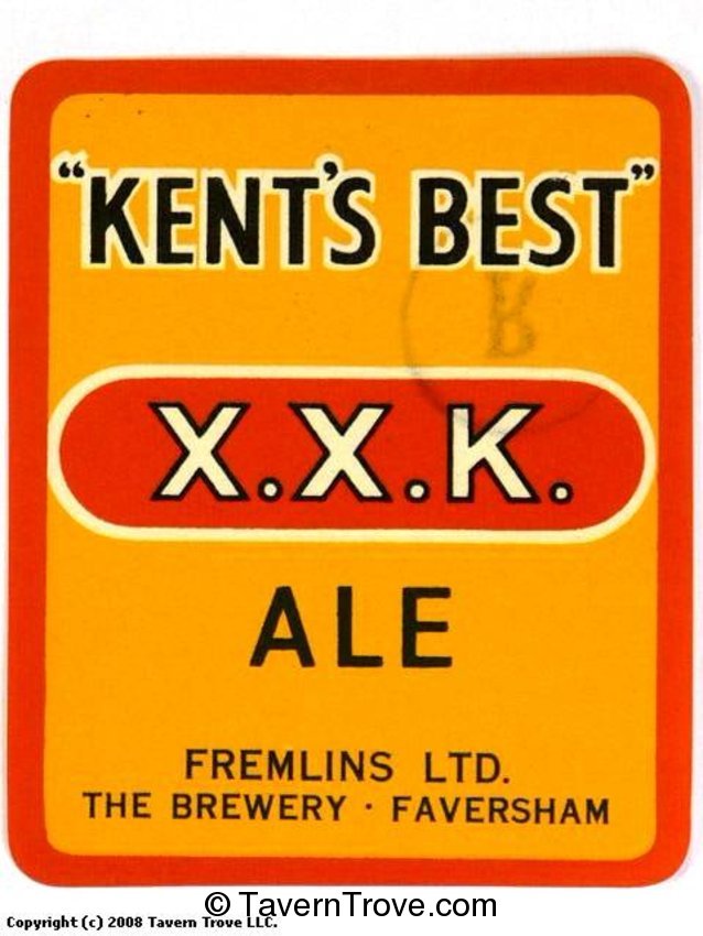 Kent's Best X.X.K. Ale