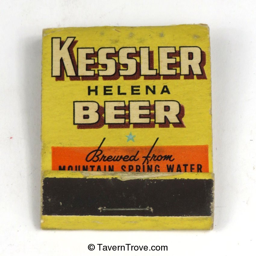 Kessler Beer Full Matchbook