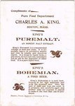 King's Puremalt & Bohemian Beer