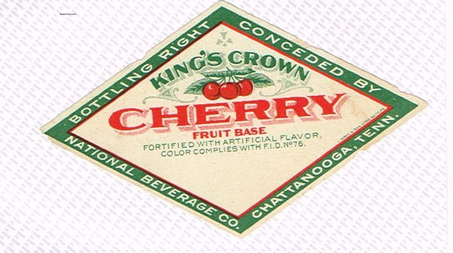 King's Crown Cherry Soda National Beverage Chattanooga Tennessee