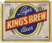 King's Brew Lager Beer