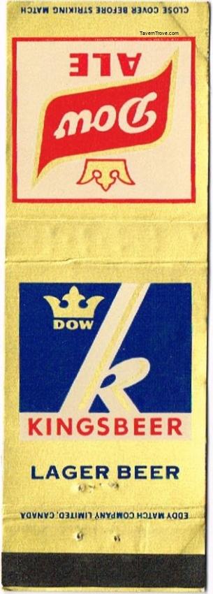 Kingsbeer Lager Beer/Dow Ale Dupe