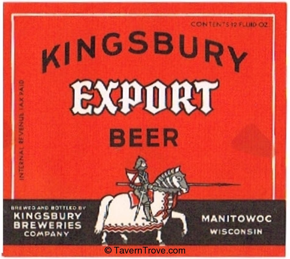 Kingsbury Export Beer