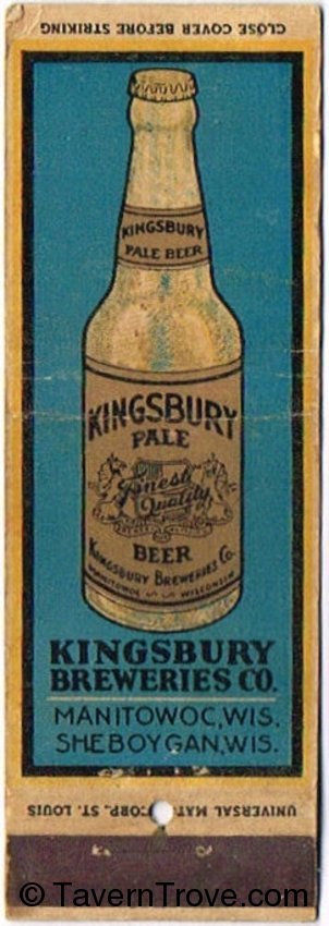 Kingsbury Pale Beer (Blank Reverse)
