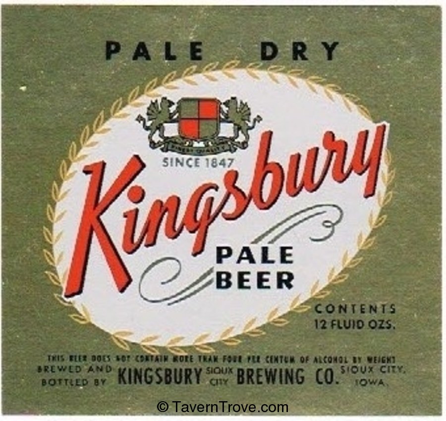 Kingsbury Pale Beer 