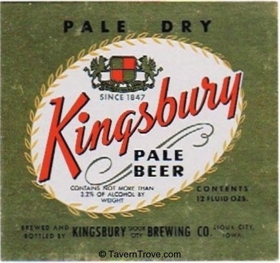 Kingsbury Pale Beer 